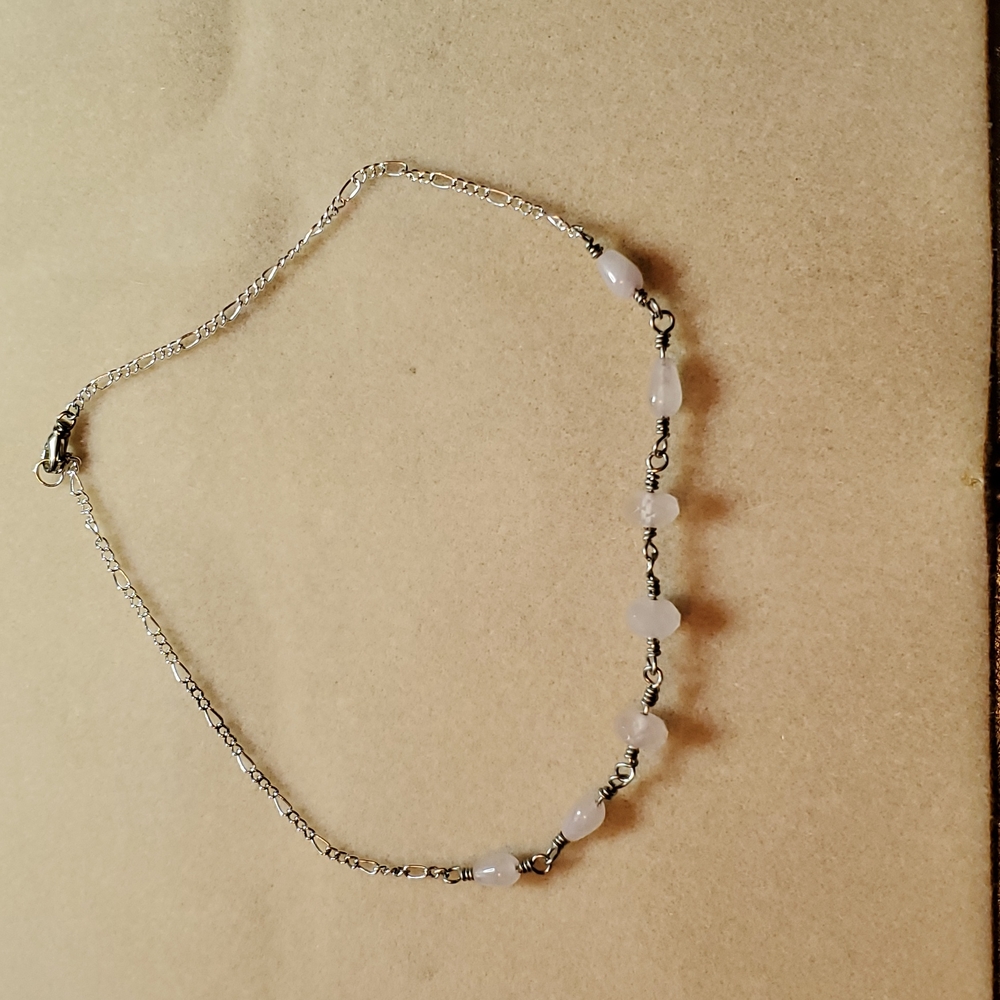 Rose quartz necklace